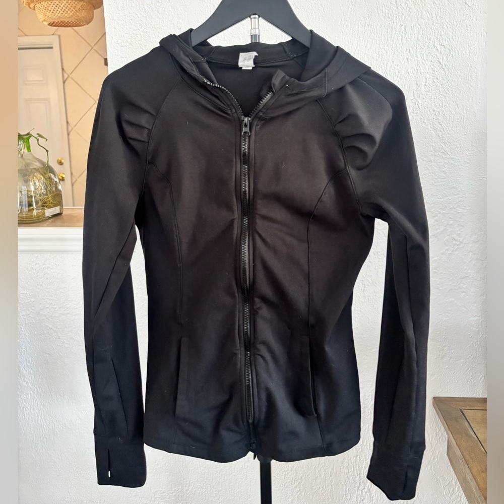 Yogalicious Black Zip-Up Hoodie